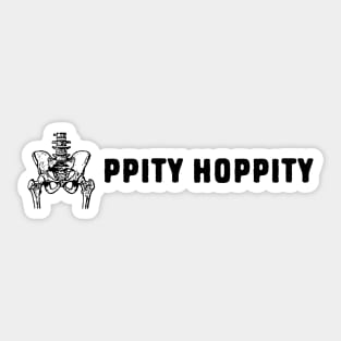 hippity hoppity Sticker